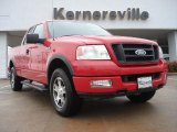 2004 Bright Red Ford F150 FX4 SuperCab 4x4 #47402393