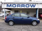 2009 Dark Sapphire Blue Hyundai Accent GLS 4 Door #47401968