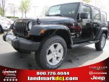 2011 Black Jeep Wrangler Unlimited Sahara 4x4 #47401993
