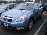 2011 Sky Blue Metallic Subaru Outback 2.5i Premium Wagon #47401874