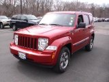 2008 Inferno Red Crystal Pearl Jeep Liberty Sport 4x4 #47401878