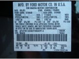 2002 B-Series Truck Color Code for Mystic Black - Color Code: UA