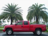 2004 Fire Red GMC Sierra 1500 SLE Extended Cab 4x4 #47401887