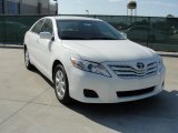 2011 Super White Toyota Camry LE #47402143