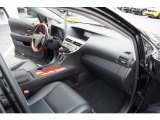2010 Lexus RX 350 Black/Brown Walnut Interior