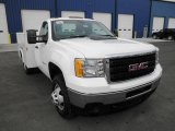2011 GMC Sierra 3500HD Work Truck Regular Cab Utility Front 3/4 View