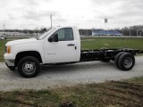2011 GMC Sierra 3500HD Work Truck Crew Cab 4x4 Chassis Dump Truck Exterior