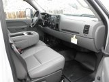 2011 GMC Sierra 3500HD Work Truck Crew Cab 4x4 Chassis Dump Truck Dark Titanium Interior