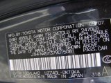 2007 SC Color Code for Smoky Granite Mica - Color Code: 1G0