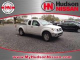 2011 Avalanche White Nissan Frontier SV V6 King Cab #47444326