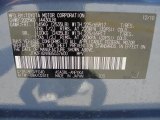 2011 RAV4 Color Code for Pacific Blue Metallic - Color Code: 8R3