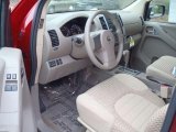 2011 Nissan Frontier SV V6 King Cab 4x4 Beige Interior