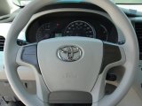2011 Toyota Sienna V6 Steering Wheel