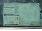 2011 Toyota Sienna V6 Window Sticker