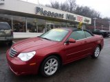 2008 Inferno Red Crystal Pearl Chrysler Sebring Touring Convertible #47445460