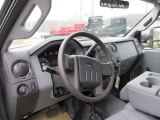 2011 Ford F550 Super Duty XL Regular Cab 4x4 Stake Truck Dashboard