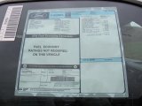 2011 Ford F550 Super Duty XL Regular Cab 4x4 Stake Truck Window Sticker