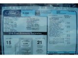 2011 Ford F150 XLT SuperCrew 4x4 Window Sticker