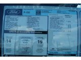 2011 Ford F150 Lariat SuperCrew 4x4 Window Sticker