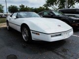 1990 White Chevrolet Corvette Convertible #47445003