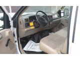 2001 Ford F350 Super Duty XL Regular Cab Bucket Truck Medium Parchment Interior
