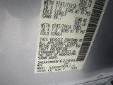 2011 Pathfinder Color Code for Silver Lightning - Color Code: K12