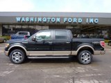 2011 Tuxedo Black Metallic Ford F150 Lariat SuperCrew 4x4 #47445355