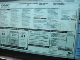2011 GMC Sierra 1500 SLE Crew Cab 4x4 Window Sticker