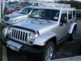 2011 Bright Silver Metallic Jeep Wrangler Unlimited Sahara 4x4 #47498741