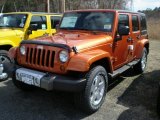 2011 Mango Tango Pearl Jeep Wrangler Unlimited Sahara 4x4 #47498746