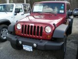 2011 Deep Cherry Red Jeep Wrangler Unlimited Sport 4x4 #47498759