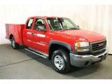 2003 Fire Red GMC Sierra 2500HD Extended Cab Chassis #47498991