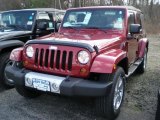 2011 Deep Cherry Red Jeep Wrangler Unlimited Sahara 4x4 #47498780
