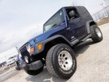 2003 Patriot Blue Jeep Wrangler Sport 4x4 #47498808