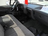 1990 Ford F150 XLT Lariat Regular Cab Dark Charcoal Interior