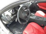 2009 Mercedes-Benz SLK 350 Roadster Black/Red Interior