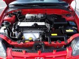 2005 Hyundai Accent GLS Coupe 1.6 Liter DOHC 16 Valve 4 Cylinder Engine
