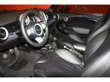 2009 Mini Cooper John Cooper Works Clubman Punch Carbon Black Leather Interior