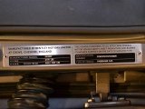 2007 Bentley Continental GT Mulliner Info Tag