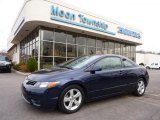 2007 Royal Blue Pearl Honda Civic EX Coupe #47539249