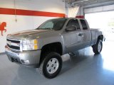2008 Graystone Metallic Chevrolet Silverado 1500 LT Extended Cab 4x4 #47538993