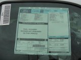 2011 Ford F250 Super Duty XL SuperCab Window Sticker