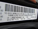 2011 Grand Cherokee Color Code for Brilliant Black Crystal Pearl - Color Code: PXR