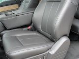 2011 Ford F150 Lariat SuperCab Black Interior