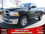 2011 Brilliant Black Crystal Pearl Dodge Ram 1500 ST Regular Cab #47539155