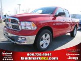 2011 Flame Red Dodge Ram 1500 Big Horn Quad Cab #47539157