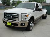 2011 Ford F350 Super Duty King Ranch Crew Cab 4x4 Dually Front 3/4 View