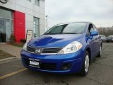 2008 Sapphire Blue Nissan Versa 1.8 S Hatchback #47539353