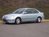 2004 Opal Silver Blue Metallic Honda Civic Hybrid Sedan #47539367