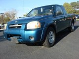 2001 Electric Blue Metallic Nissan Frontier XE King Cab #47584202
